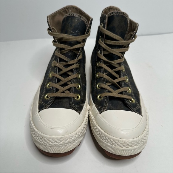 Converse Chuck Taylor RARE Lift Ripple High Top Sneakers Camo Star Size 7.5 - Picture 2 of 12